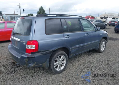 2006 Toyota Highlander Hybrid Limited V6/V6 из США, поврежденный, VIN JTEEW21A260022786